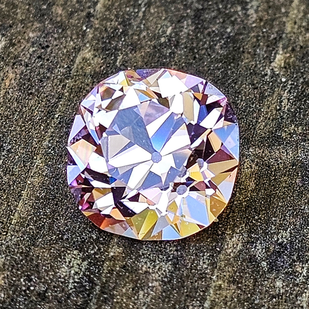 Blush Pink Lab Sapphire, Antique Cushion Cut, 10 Carats