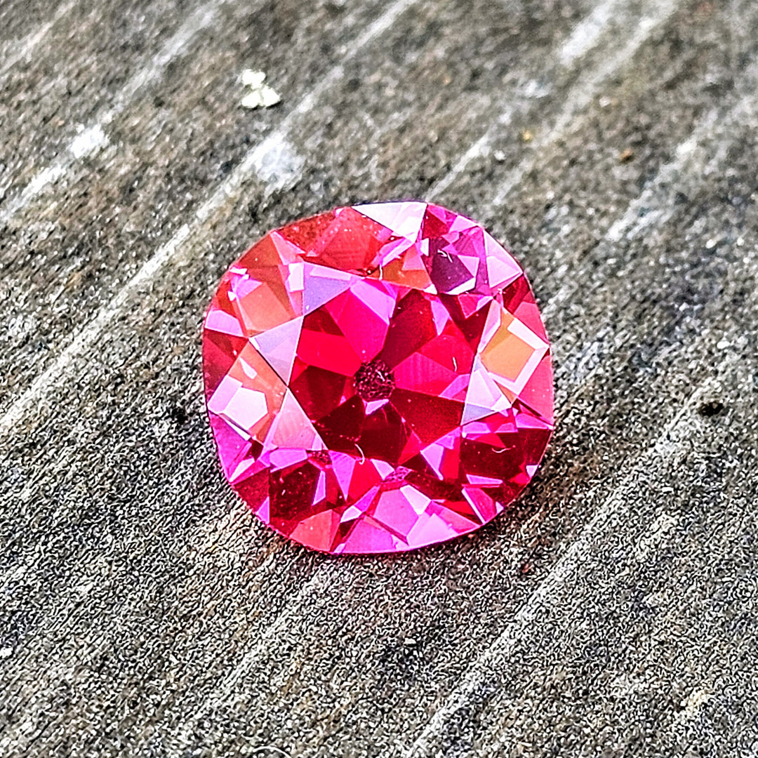 Jedi Color Czochralski Lab Spinel, Antique Cushion Cut, 4.75 Carats