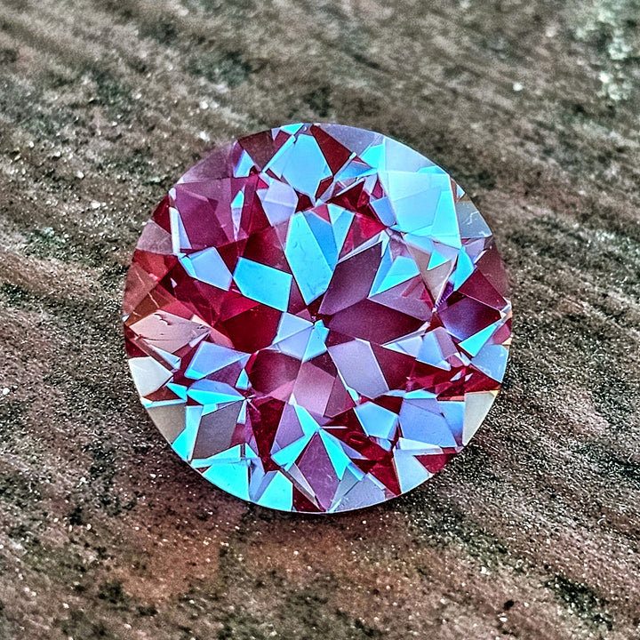 Repurposed Laser Alexandrite, Traditional Round Brilliant Cut, 18.45 Carats