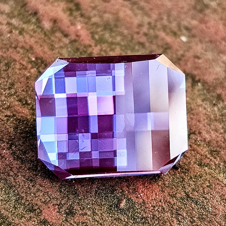 Czochralski Alexandrite, Pixel Rectangle Cut, 5.78 Carats