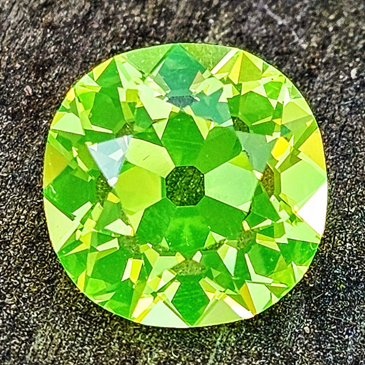 Green LuAG, Antique Cushion Cut, 10.28 Carats