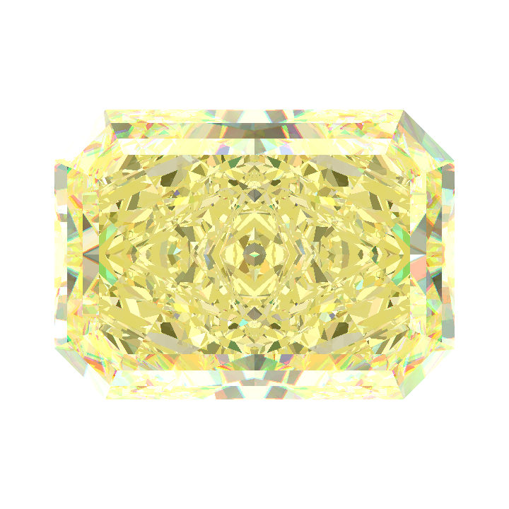 Custom 🦄🌈🪄 Rutile Crushed Ice Rectangle Gem