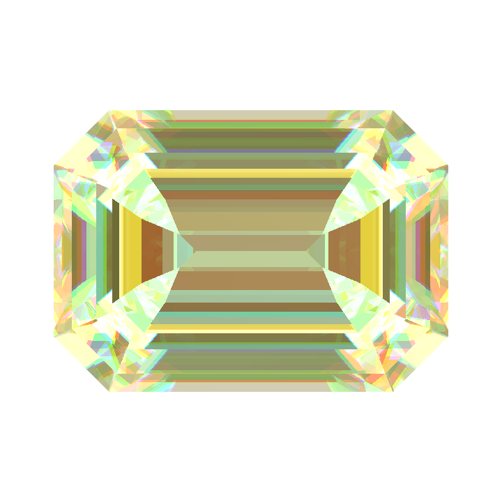 Custom 🦄🌈🪄 Rutile Emerald Gem