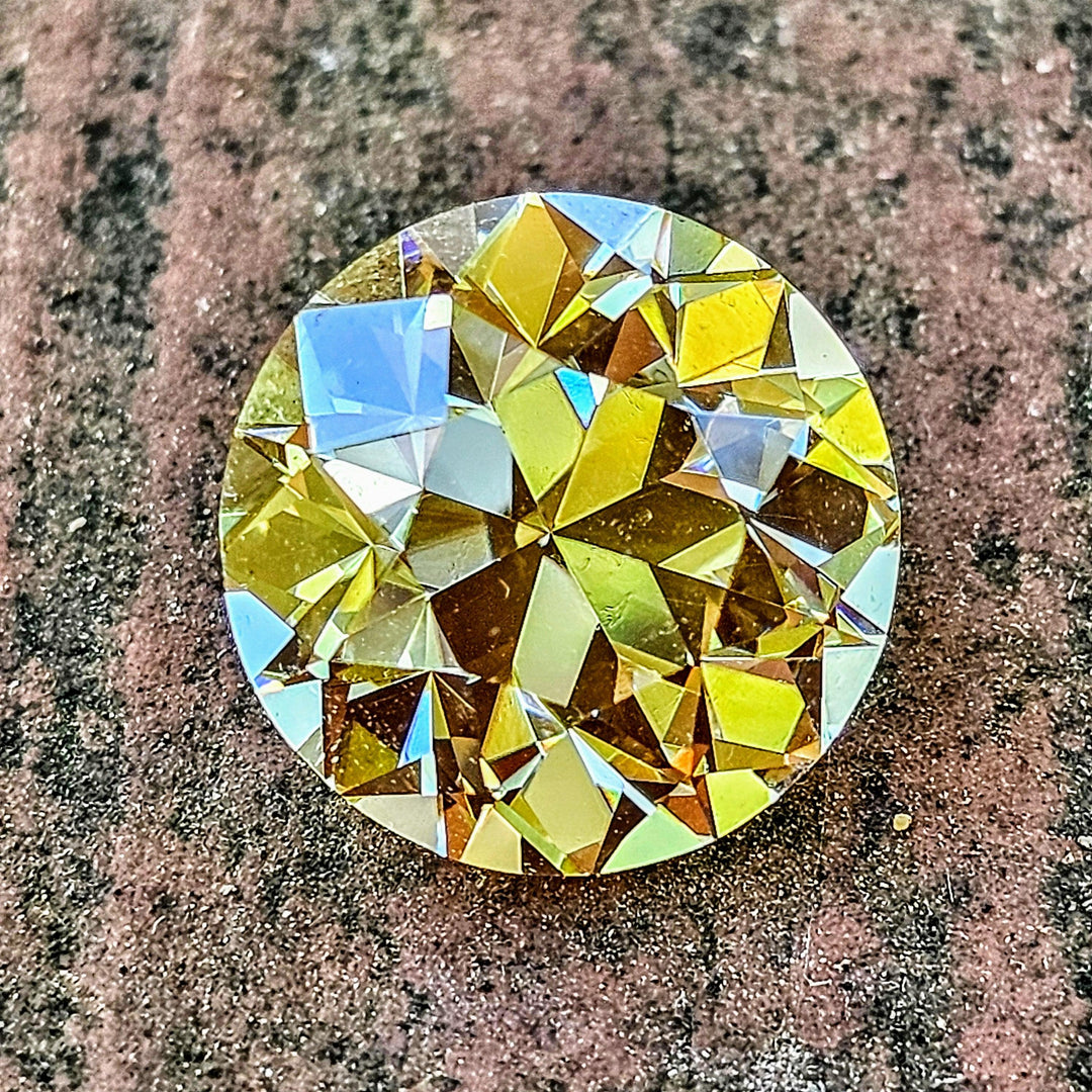 Experimental Samarium YAG, Traditional Round Brilliant Cut, 16.4 Carats - DJEVA
