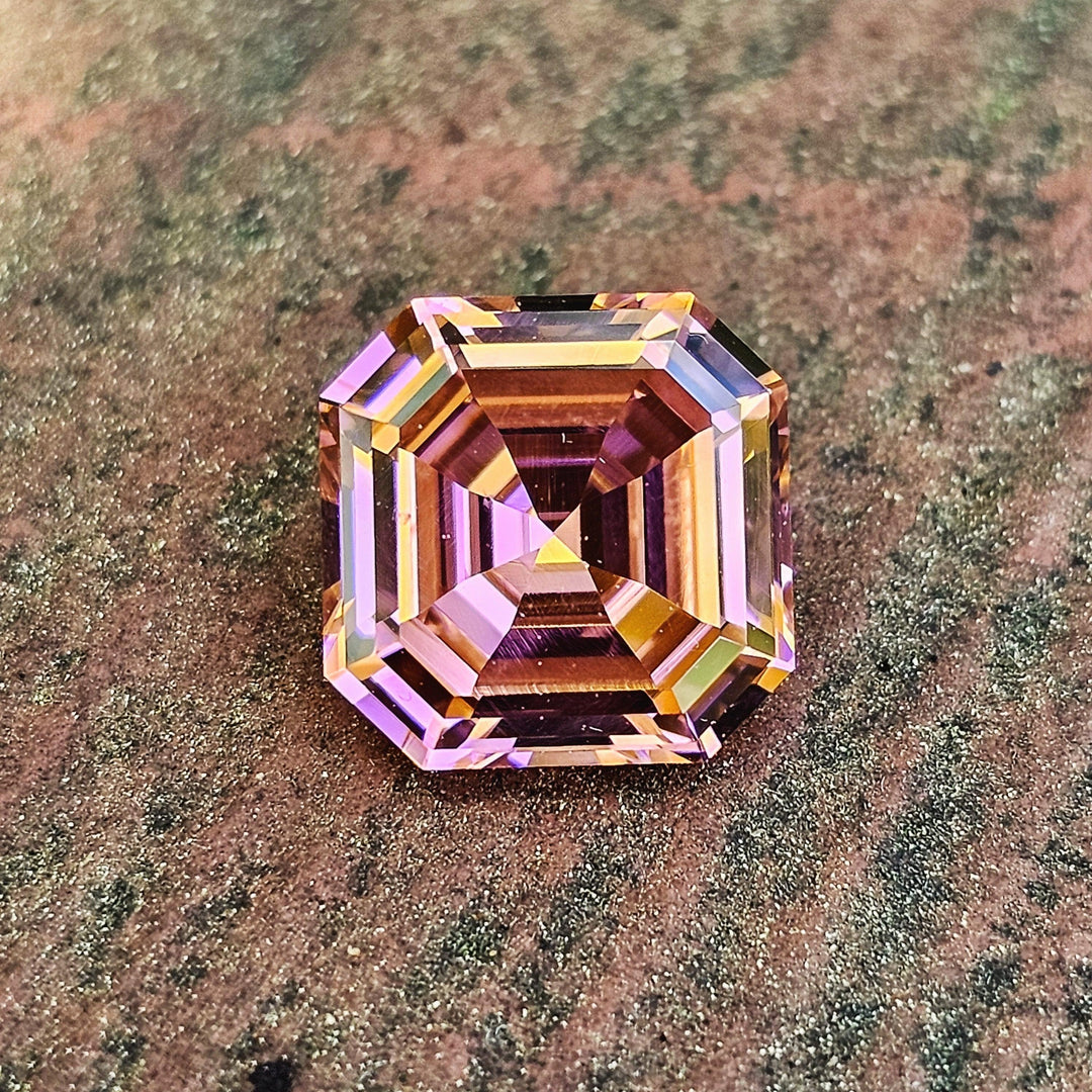 Padparadscha Erbium YAG, Asscher Cut, 7.65 Carats - DJEVA
