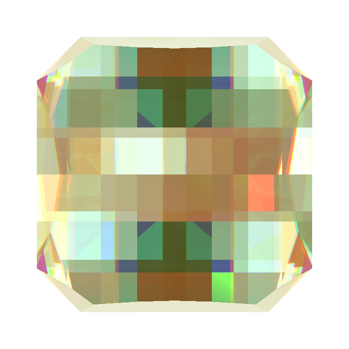 Custom 🦄🌈🪄 Rutile Pixel Square Gem