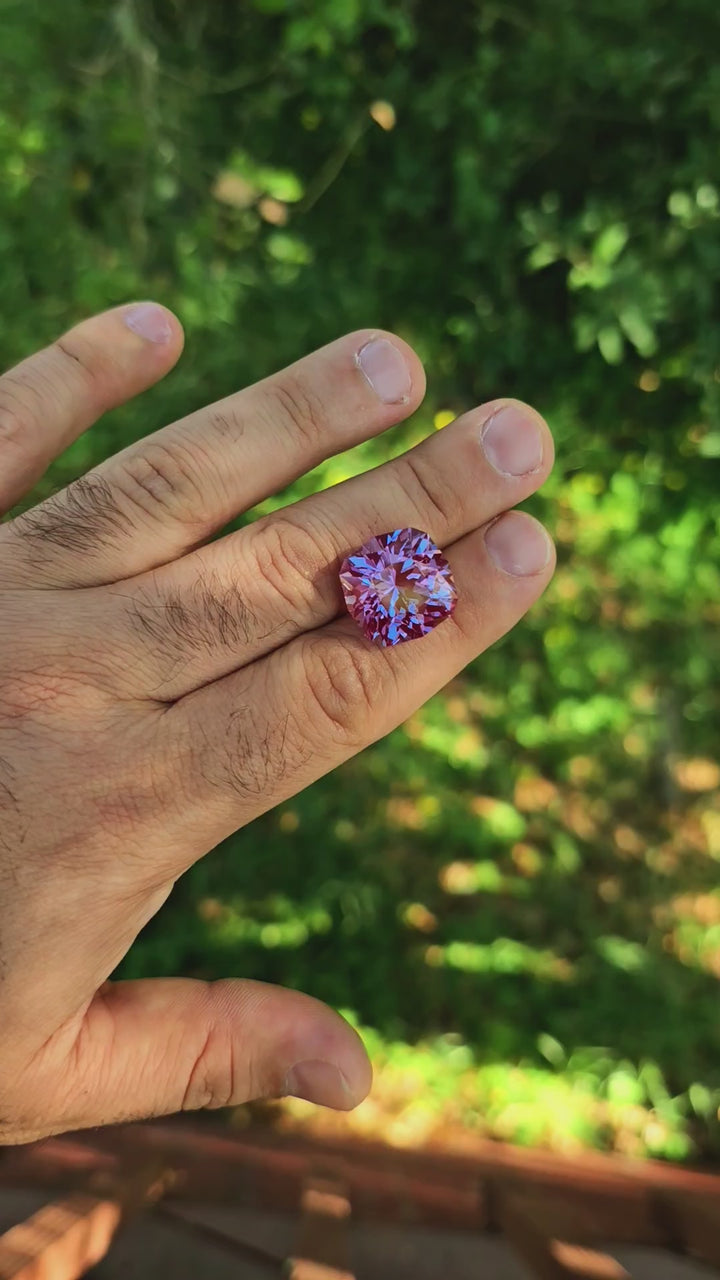 Repurposed Laser Alexandrite, House Of Sylas Cushion Cut, 31.64 Carats