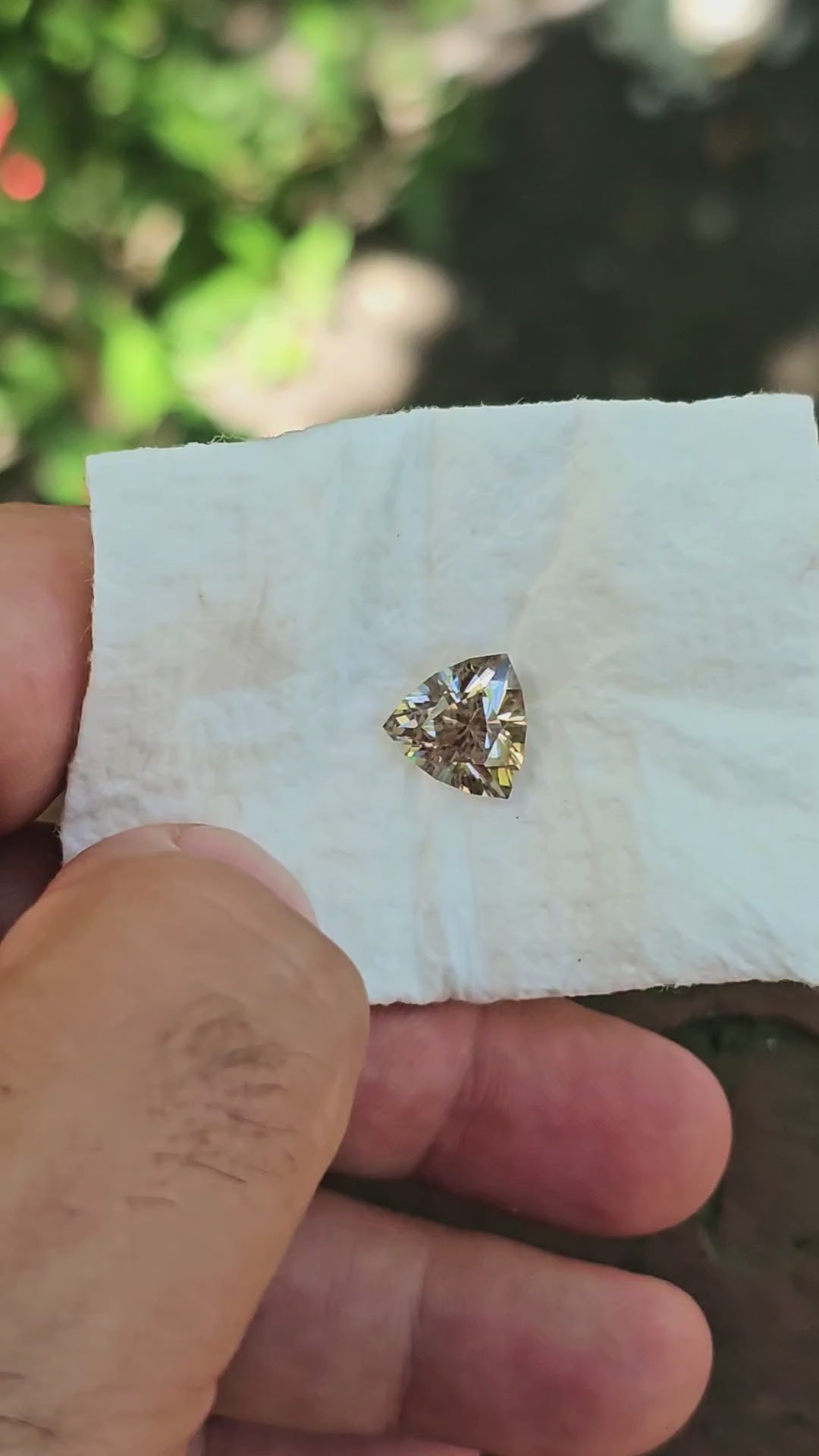 Smoky Lab Spinel , Trillian Internal Reflections Cut, 4.87 Carats