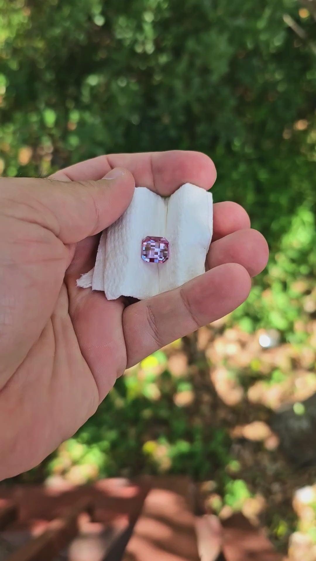 Repurposed Laser Alexandrite, Pixel Square Cut, 6.49 Carats