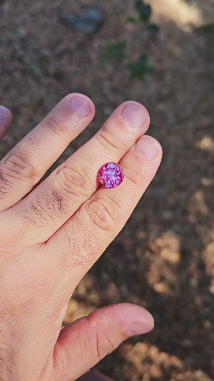 Repurposed Laser Alexandrite, Antique Cushion Cut, 7.66 Carats