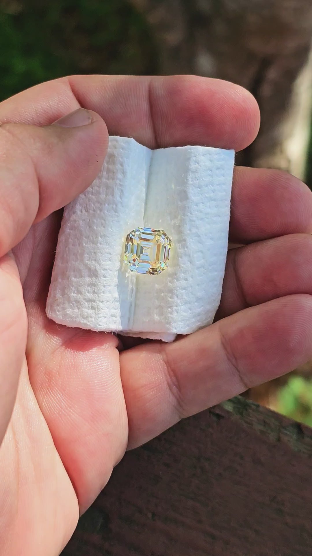Experimental Samarium YAG, Asscher Cut, 9.20 Carats