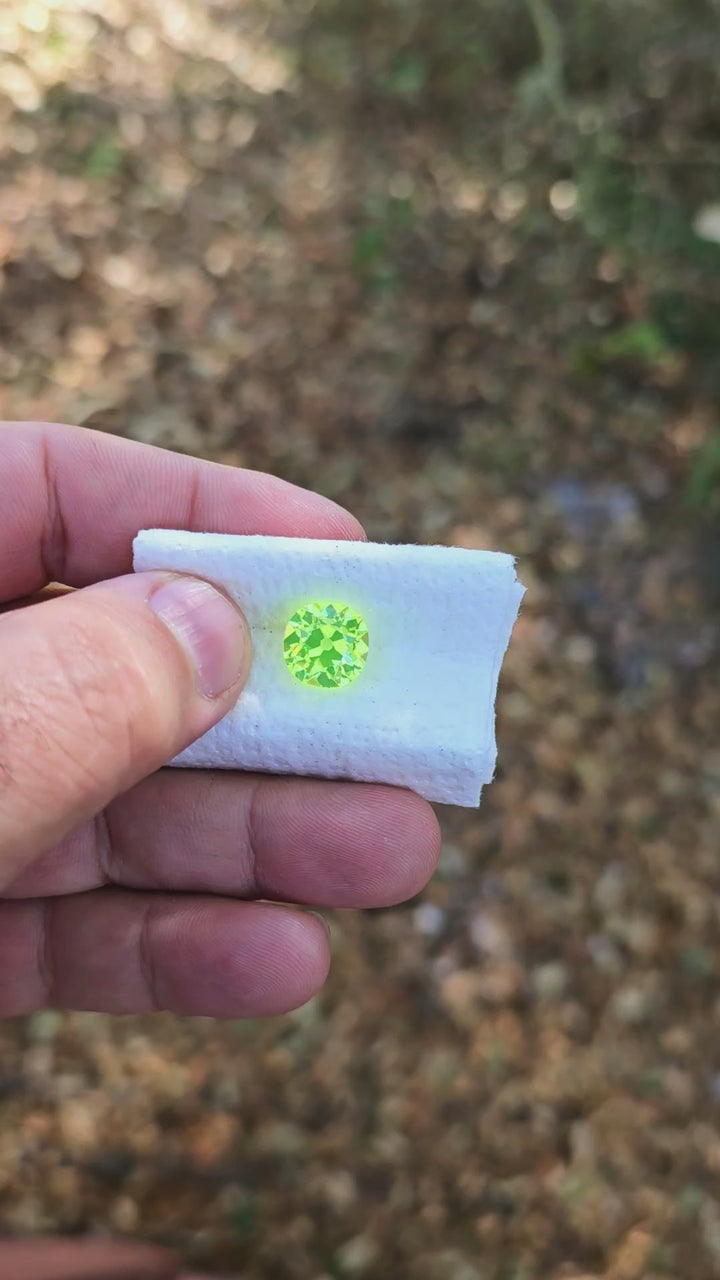 Green LuAG, Antique Cushion Cut, 10.28 Carats