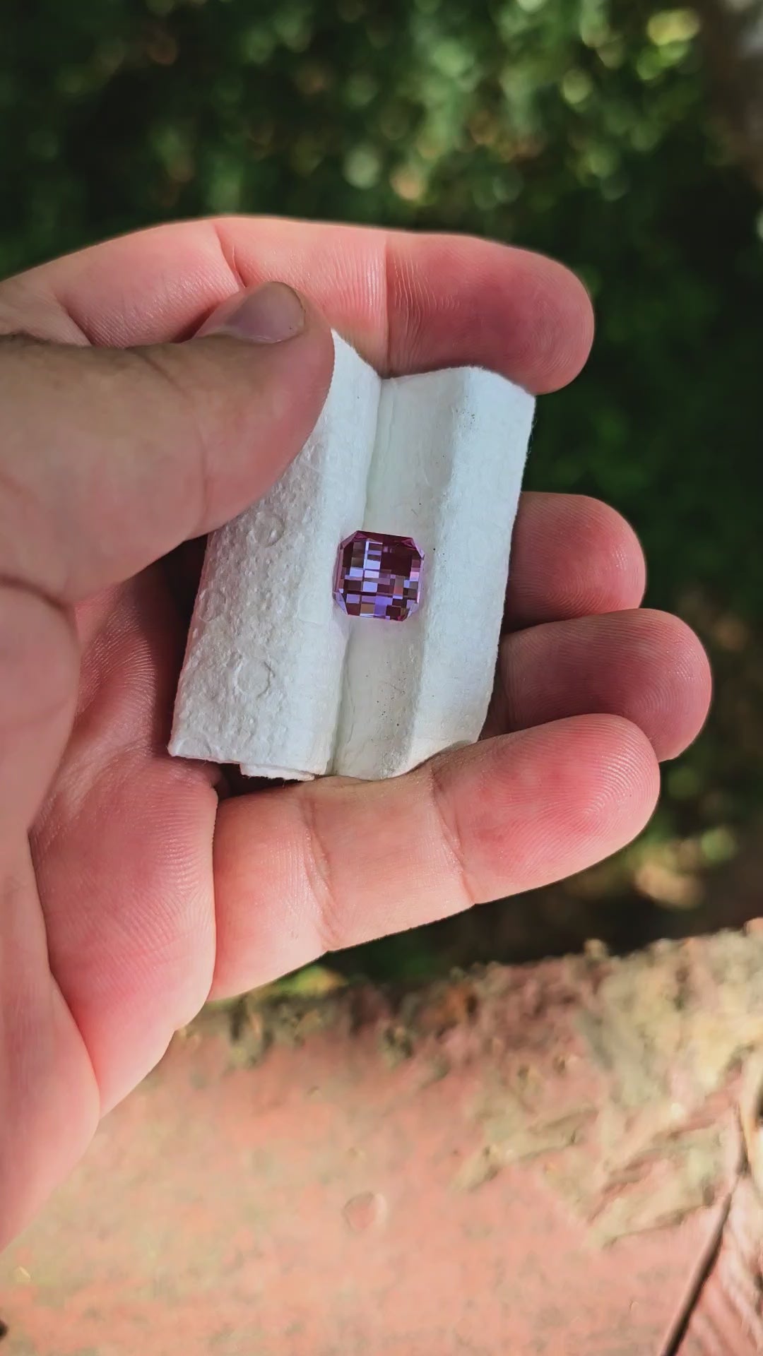 Repurposed Laser Alexandrite, Pixel Square Cut, 5.06 Carats