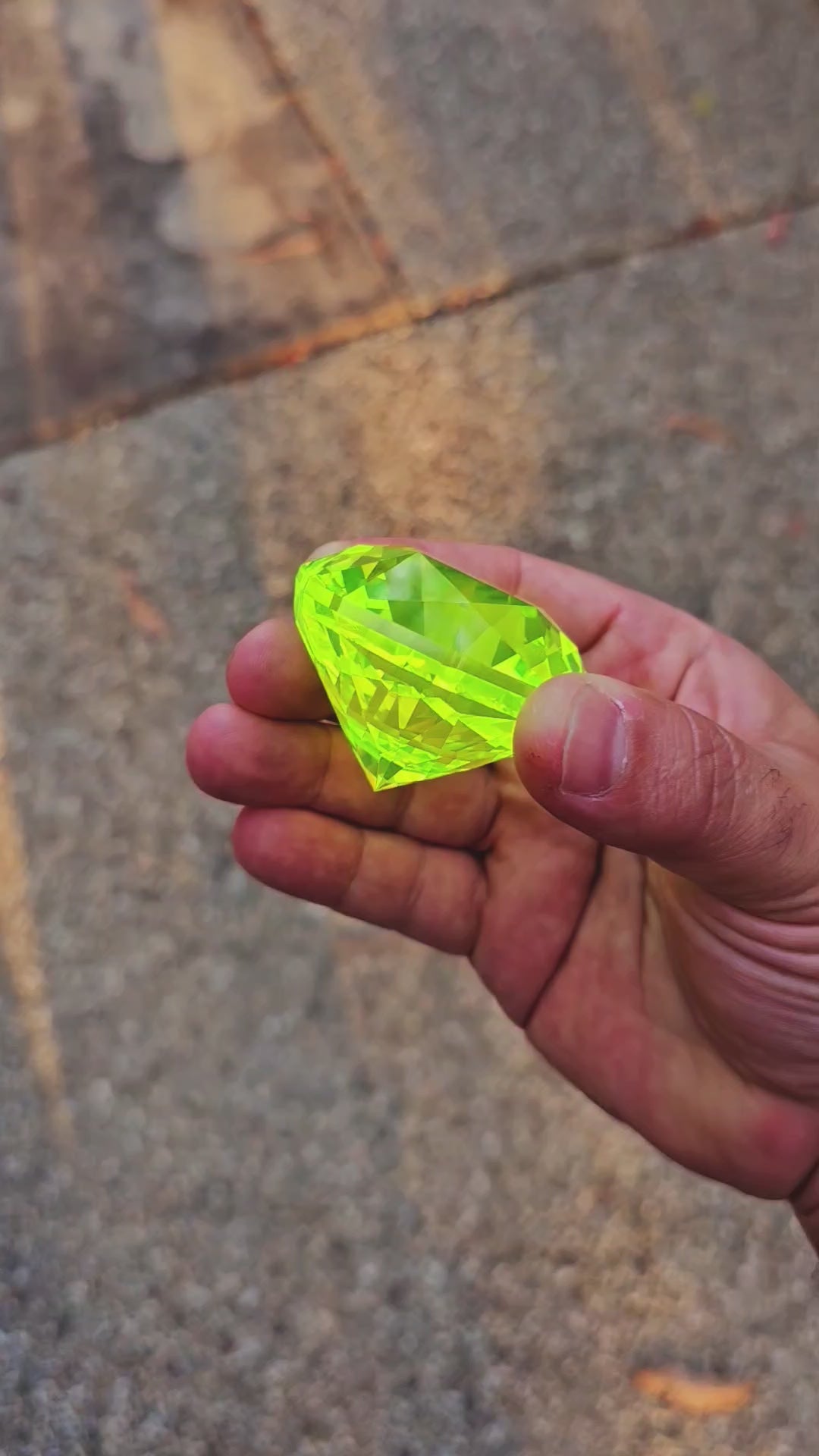 Green LuAG, House Of Sylas Cushion Cut, 1351.1 Carats