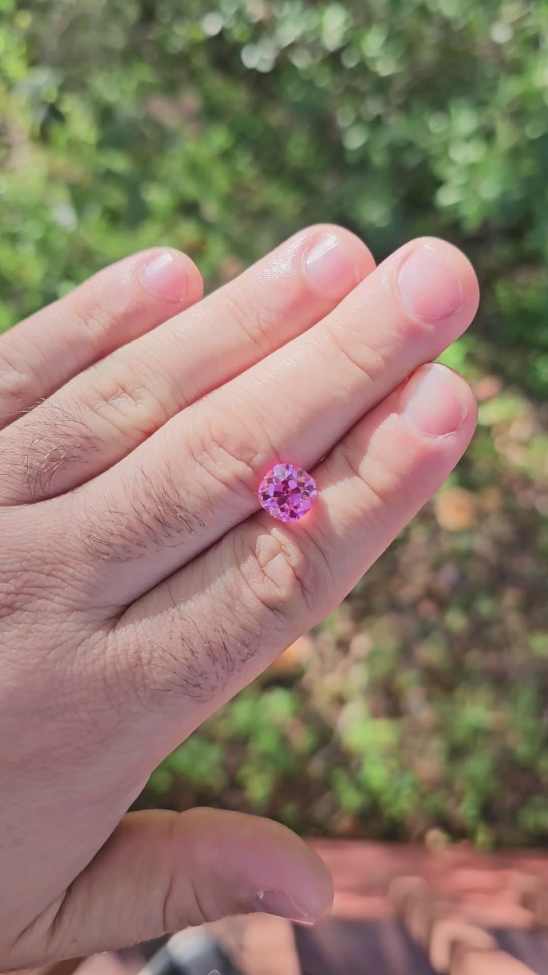 Star Wars Pink Laser Ruby, Antique Cushion Cut, 4.14 Carats