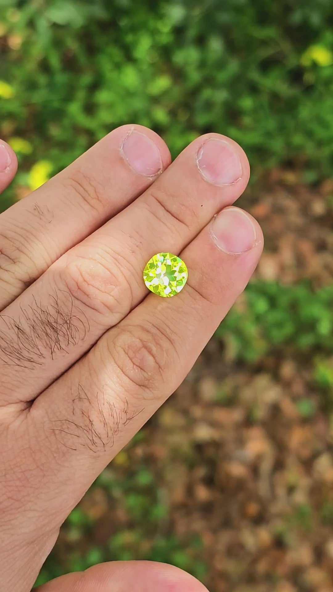 Cerium Doped YAG, Antique Cushion Cut, 5.75 Carats