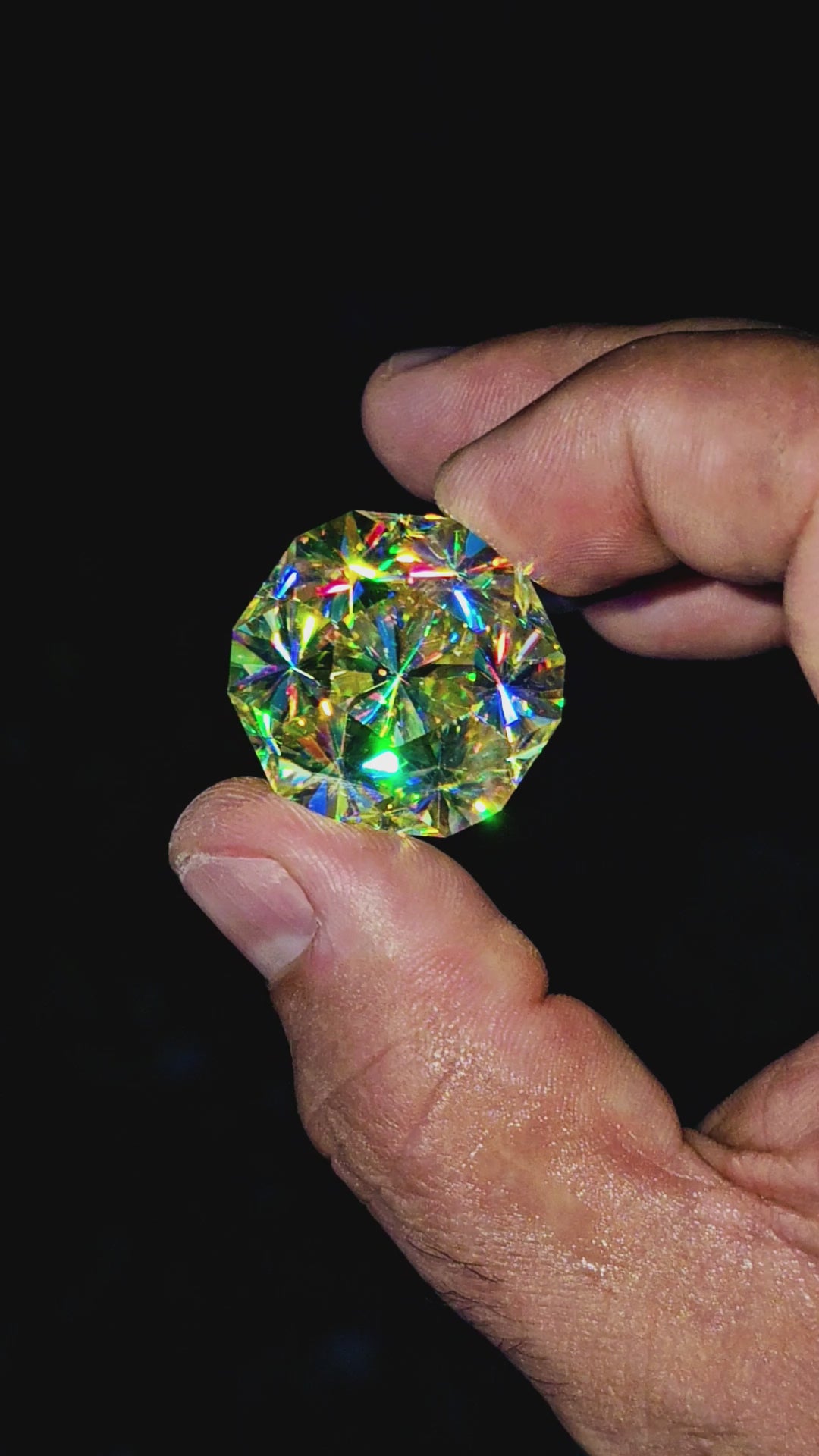 White Rutile 🌈🍭🦄, Gnome's Geode Cut, 106.05 Carats