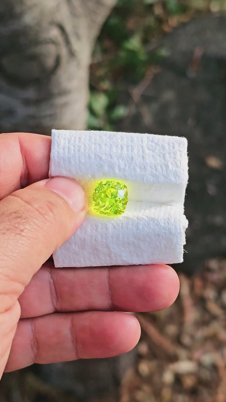 Cerium Doped YAG, House Of Sylas Cushion Cut, 11.18 Carats