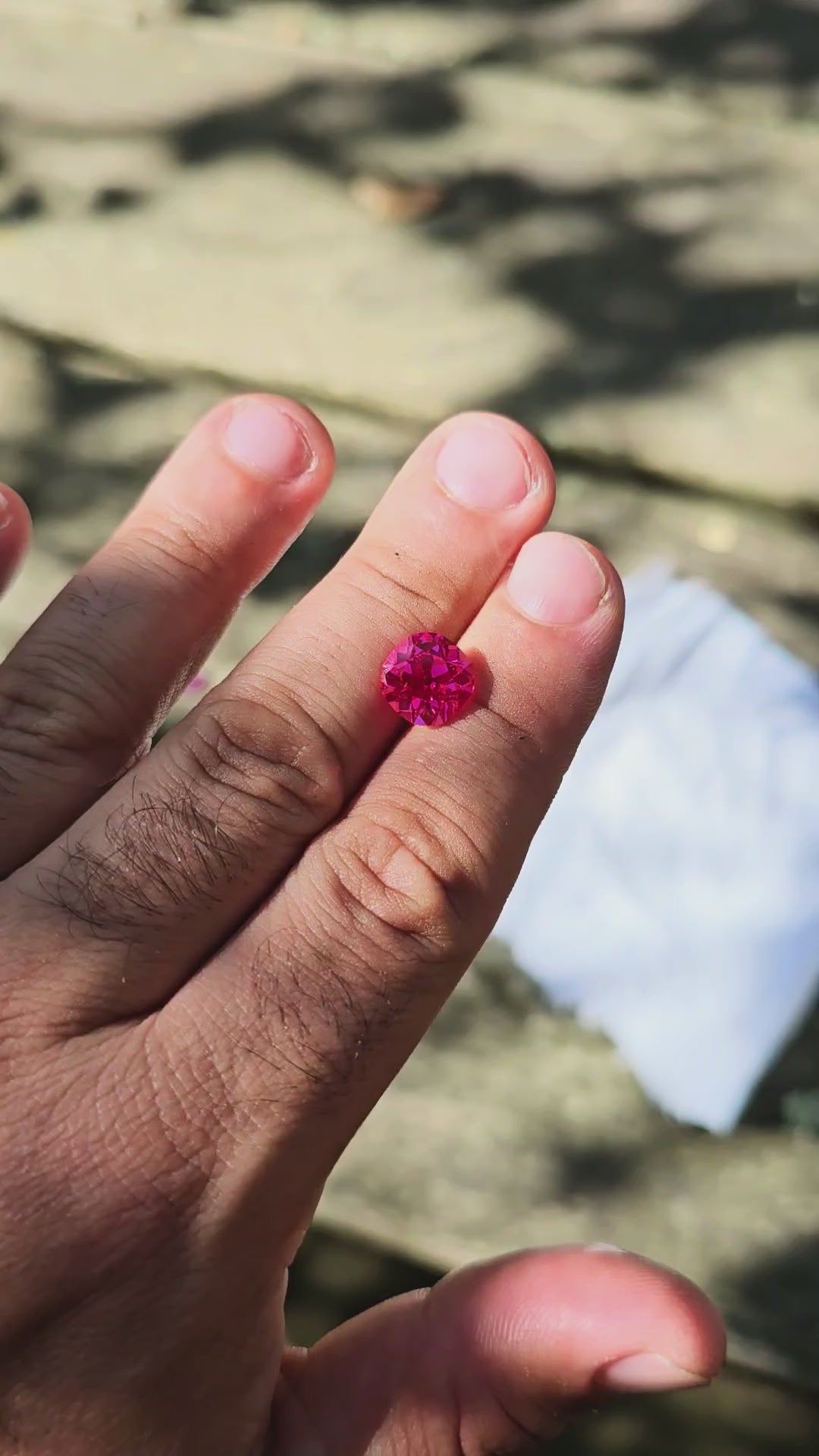 Jedi Color Czochralski Lab Spinel, Antique Cushion Cut, 4.75 Carats