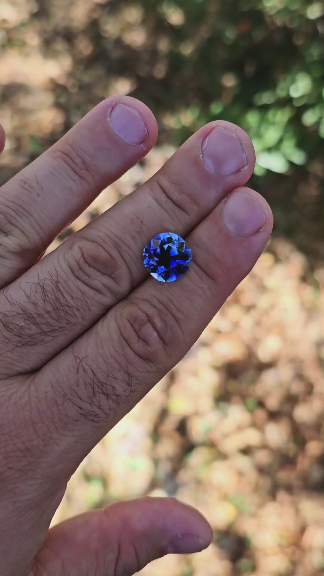 Blue Lab Sapphire, Antique Cushion Cut, 7.54 Carats