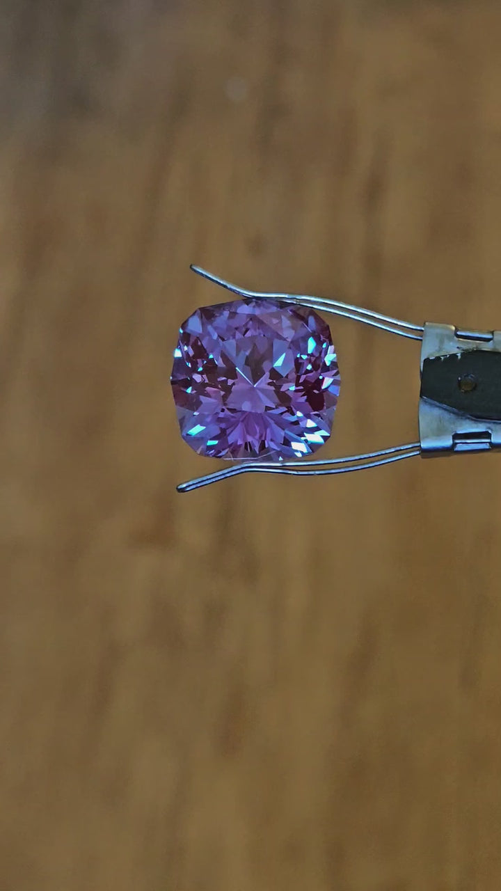 Repurposed Laser Alexandrite, House Of Sylas Cushion Cut, 31.64 Carats