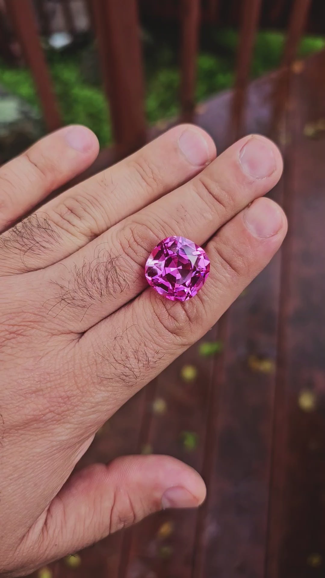 Star Wars Pink Laser Ruby, Cushion Step Cut, 26.4 Carats