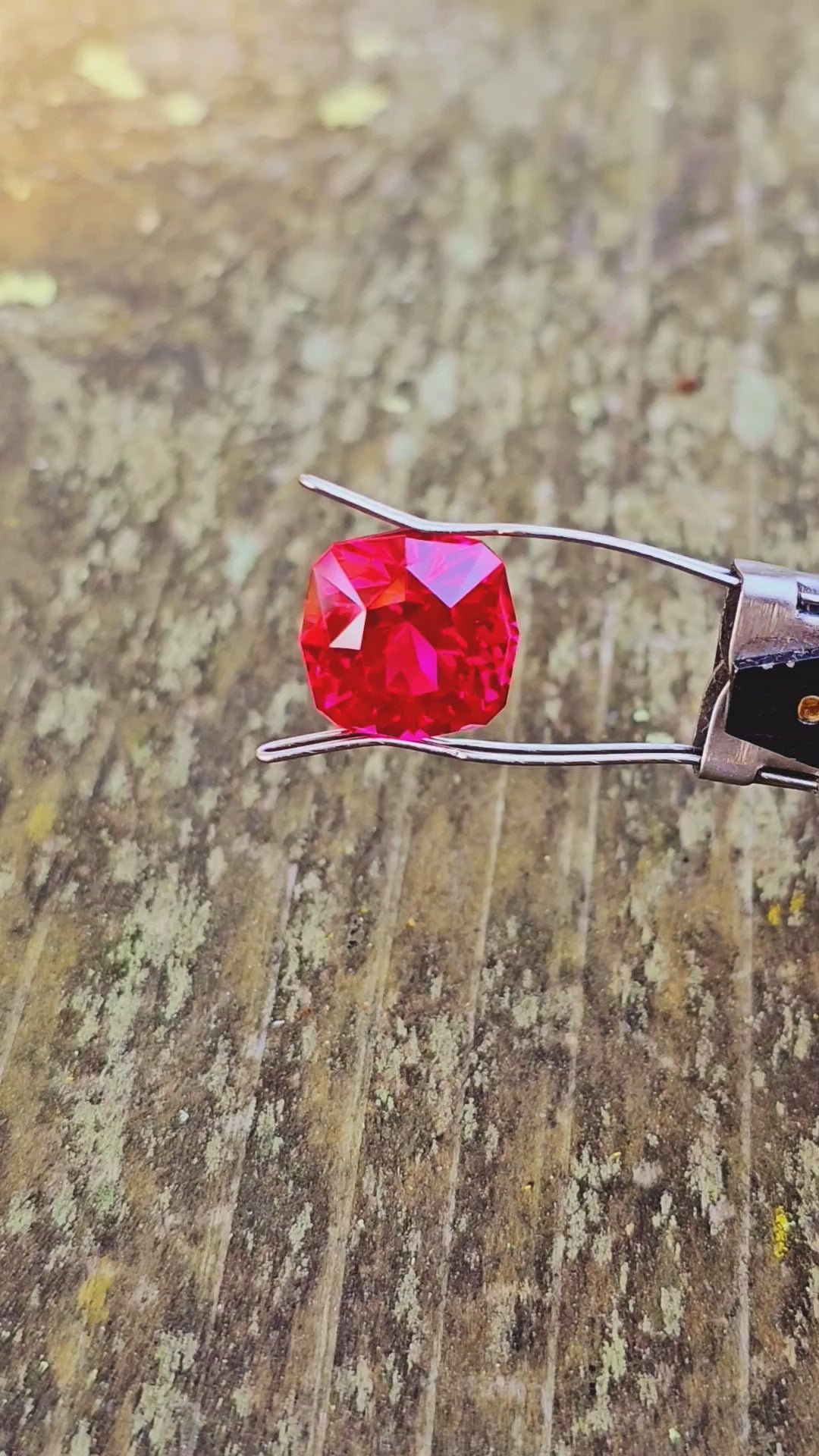 Fire Red Kyropoulos Ruby, House Of Sylas Cushion Cut, 12.35 Carats