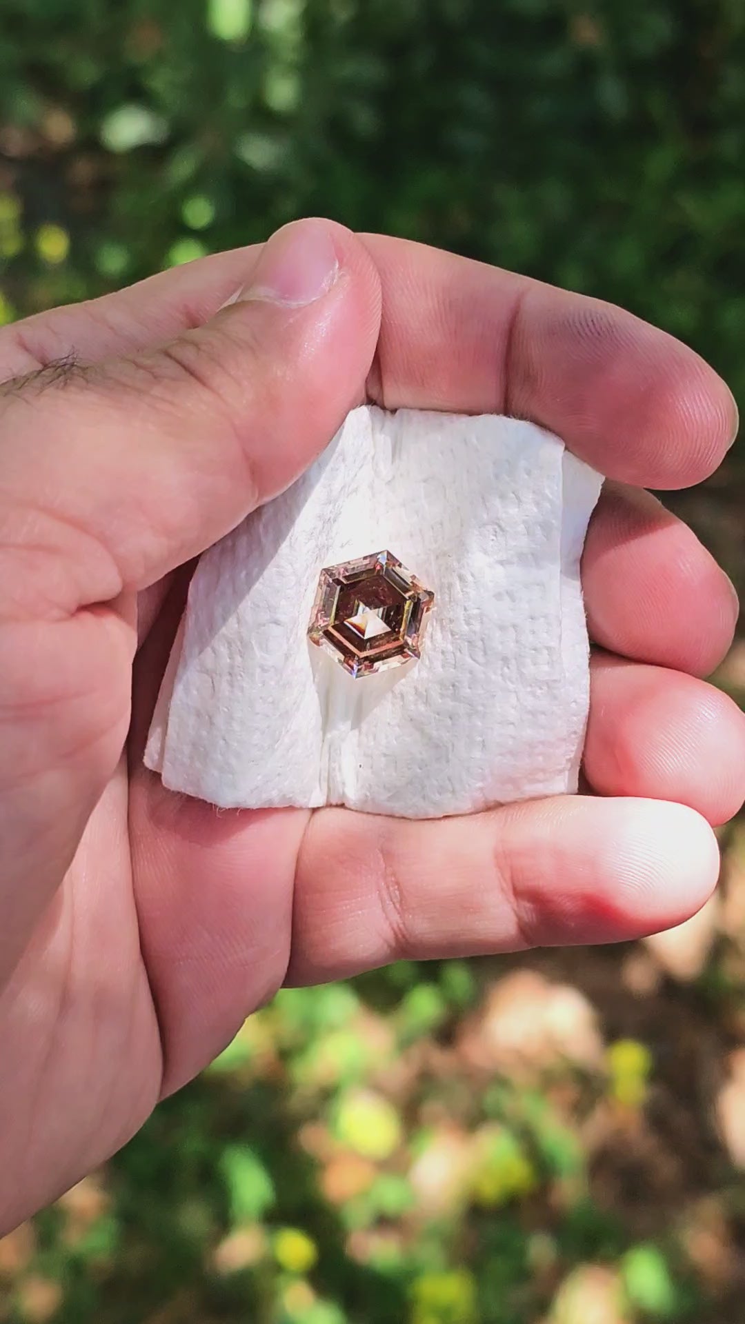 Smoky Lab Spinel , Hexagon Step Cut, 9.18 Carats