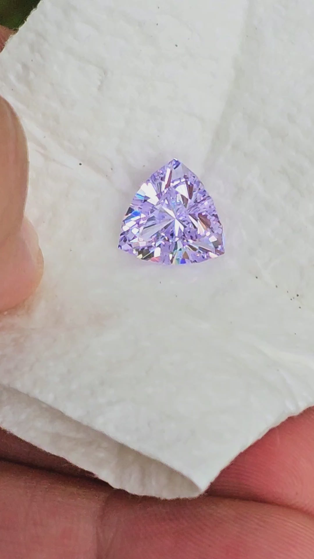 Lavender Lab Spinel, Trillian Internal Reflections Cut, 4.62 Carats