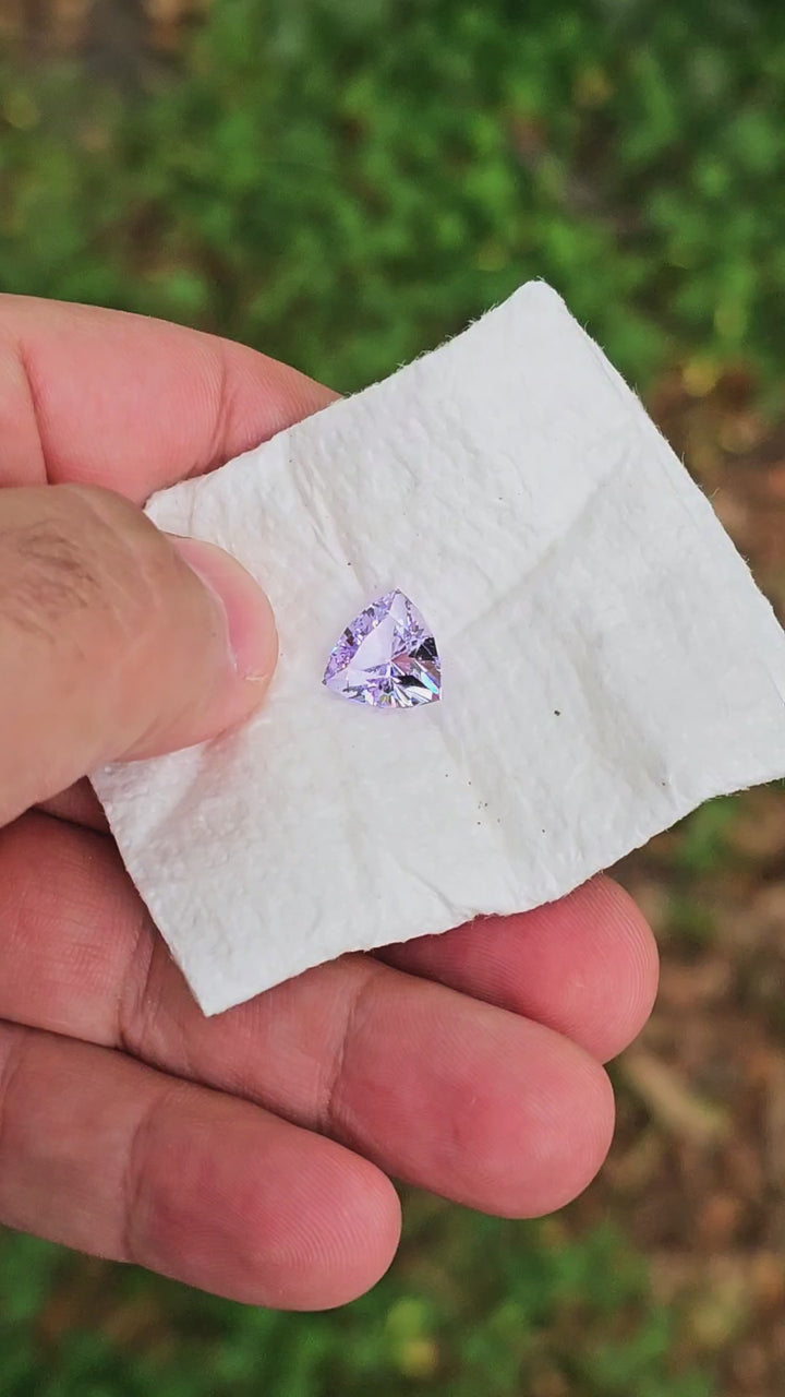 Lavender Lab Spinel, Trillian Internal Reflections Cut, 4.62 Carats