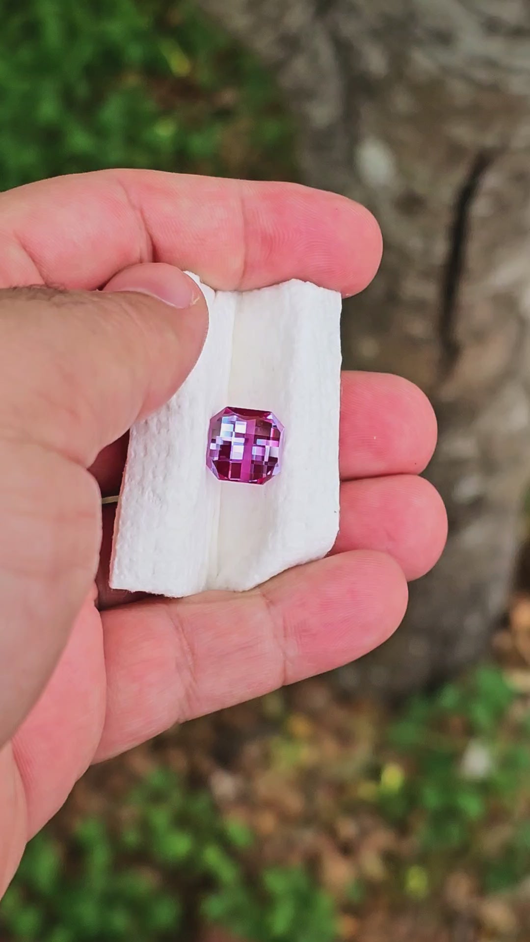 Repurposed Laser Alexandrite, Pixel Square Cut, 8.22 Carats