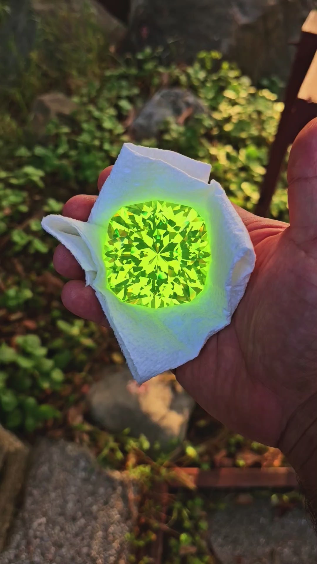 Green LuAG, House Of Sylas Cushion Cut, 1351.1 Carats