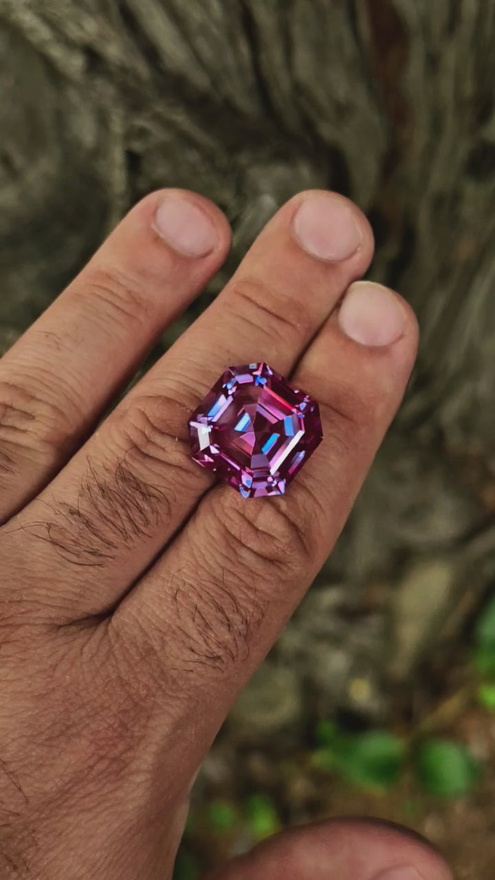 Repurposed Laser Alexandrite, Asscher Cut,  35.35 Carats