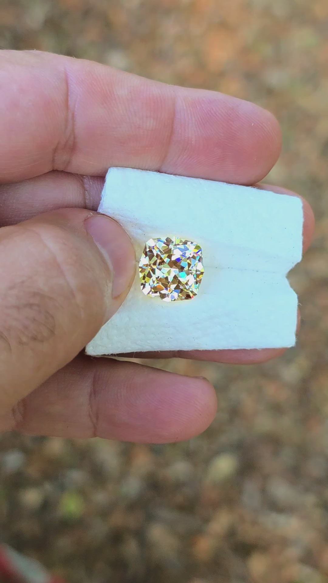 Experimental Samarium YAG, House Of Sylas Cushion Cut, 10.66 Carats