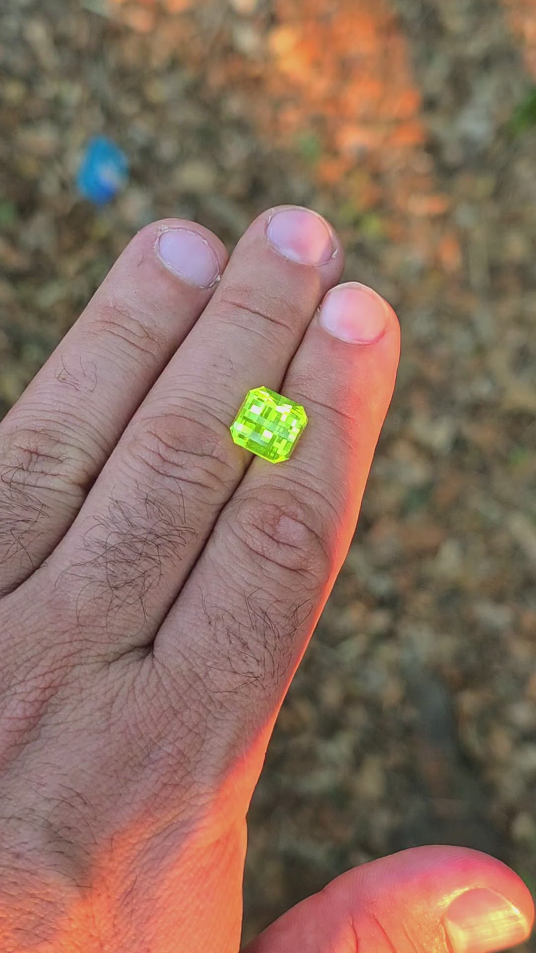 Cerium Doped YAG, Pixel Square Cut, 8.44 Carats