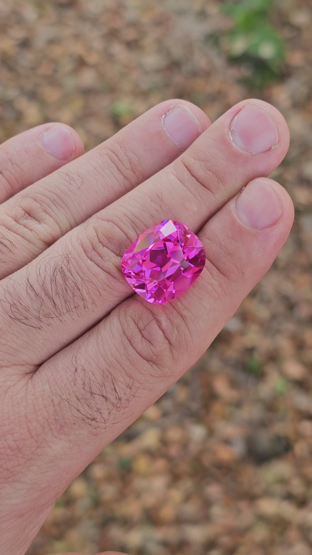 Star Wars Pink Laser Ruby, Antique Long Cushion Cut, 27.3 Carats