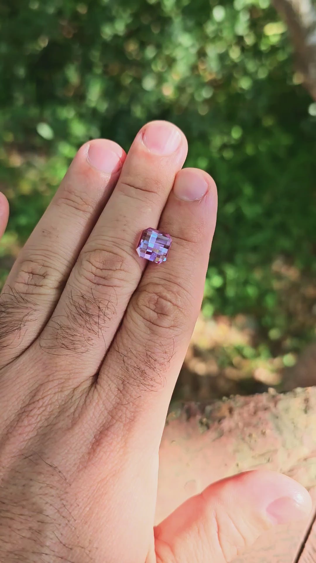 Repurposed Laser Alexandrite, Pixel Square Cut, 5.06 Carats
