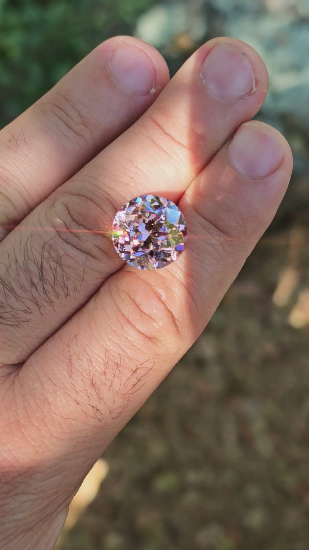 Purple Neodymium+ YAG, House Of Sylas Round Cut, 19.29 Carats