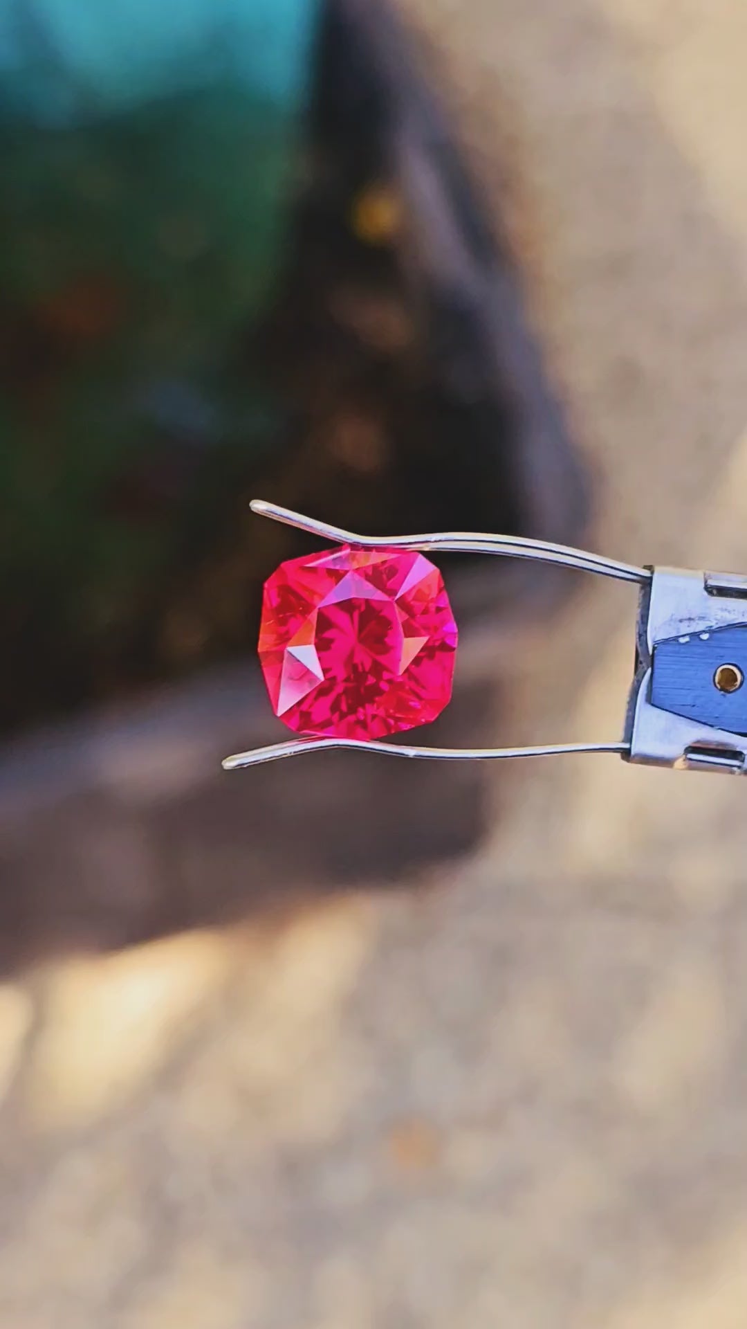 Fire Red Kyropoulos Ruby, House Of Sylas Cushion Cut, 12.35 Carats