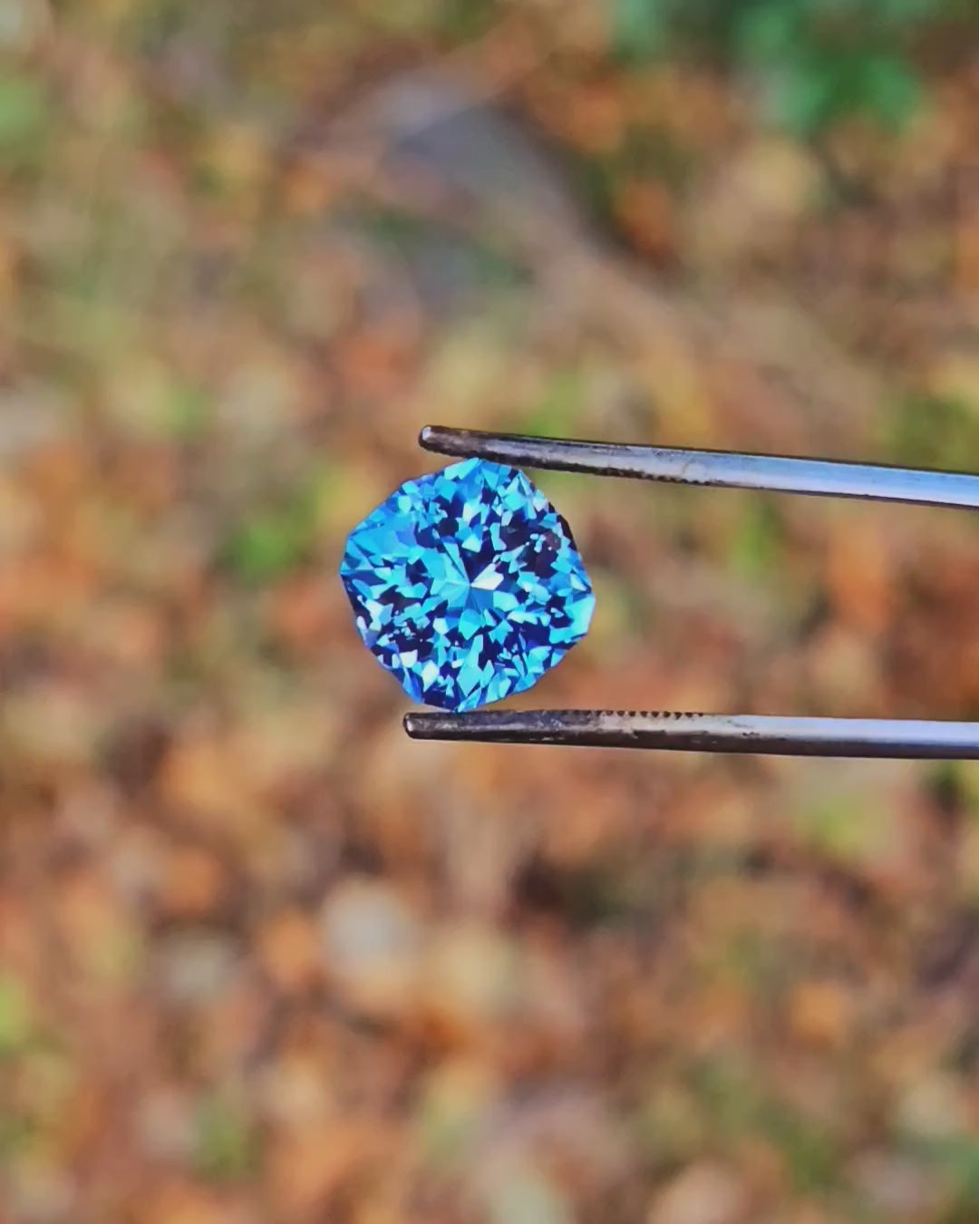 Cerulean Blue Lab Sapphire, House Of Sylas Cushion Cut, 7.5 Carats