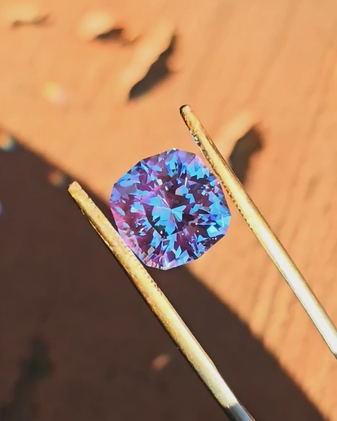 Cerulean Blue Lab Sapphire, House Of Sylas Cushion Cut, 7.5 Carats