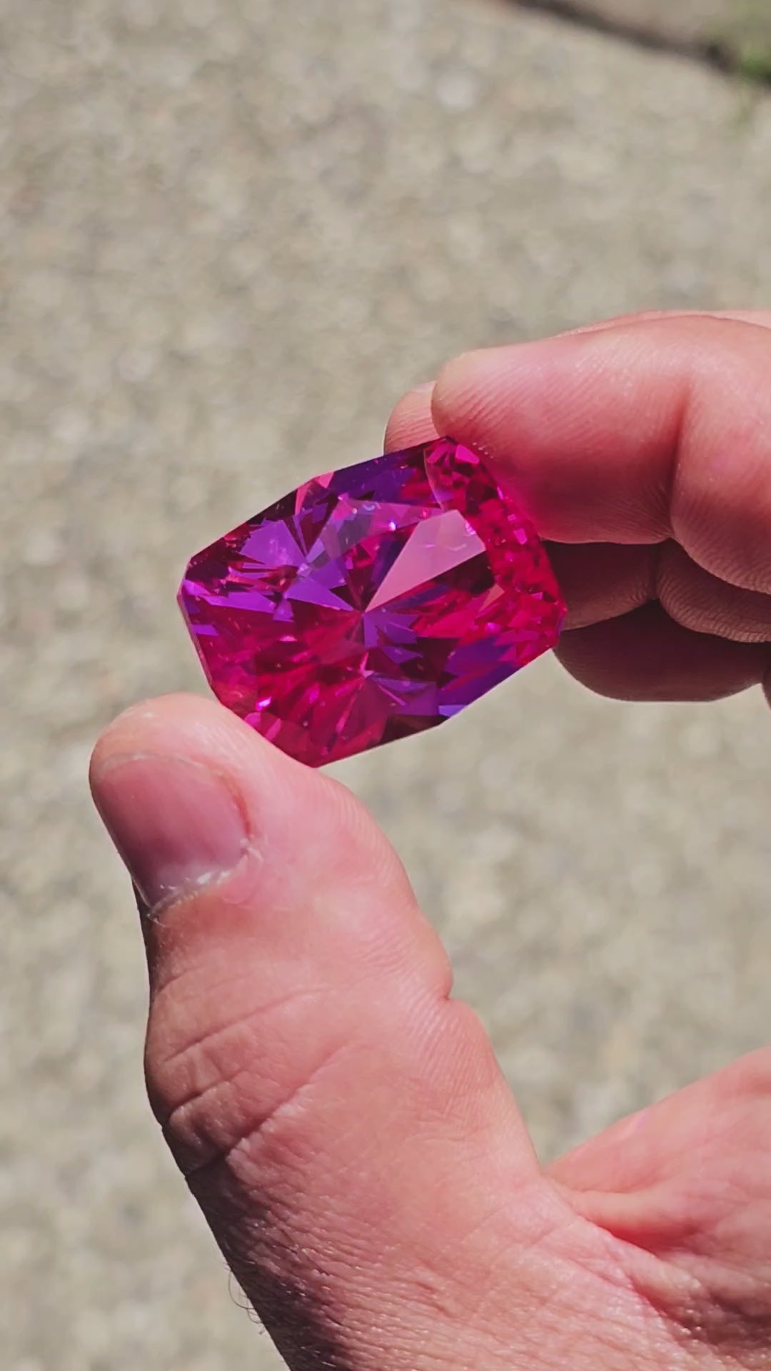 Star Wars Pink Laser Ruby, House Of Sylas Long Cushion Cut, 92.75 Carats