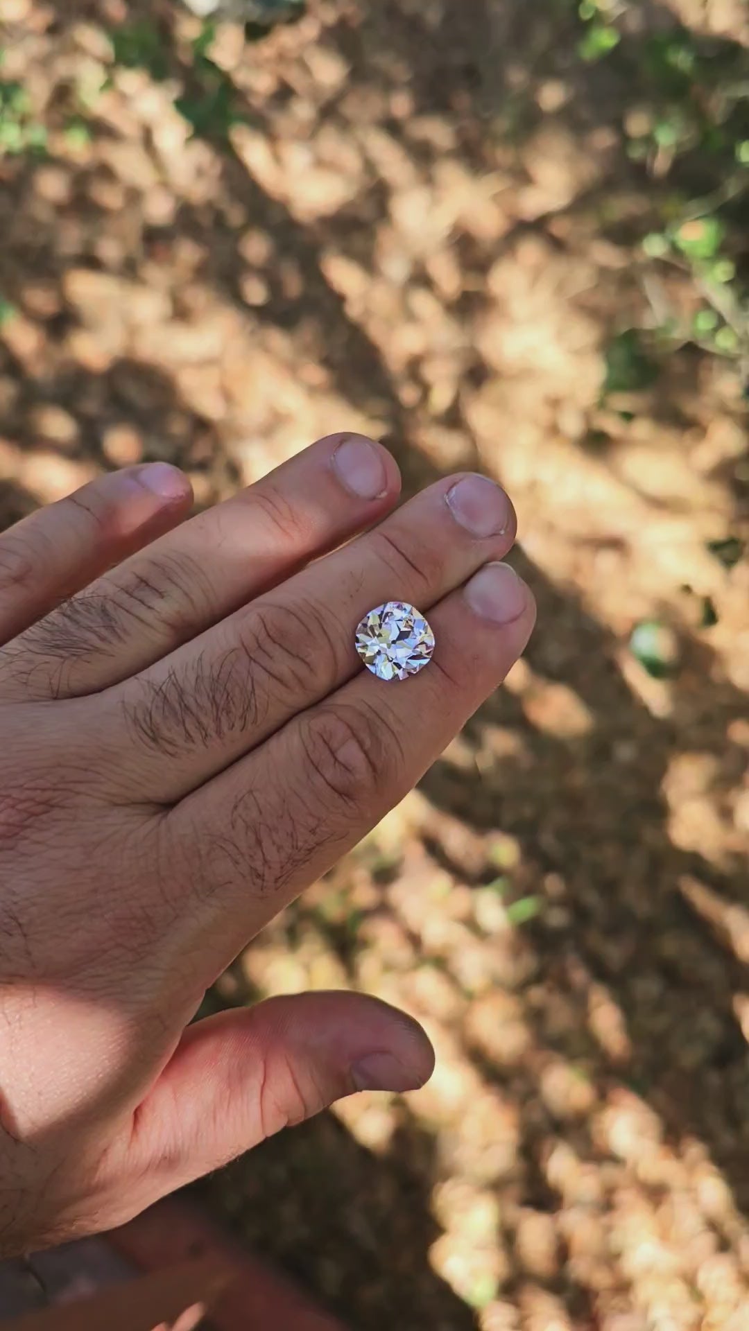 Blush Pink Lab Sapphire, Antique Cushion Cut, 10 Carats