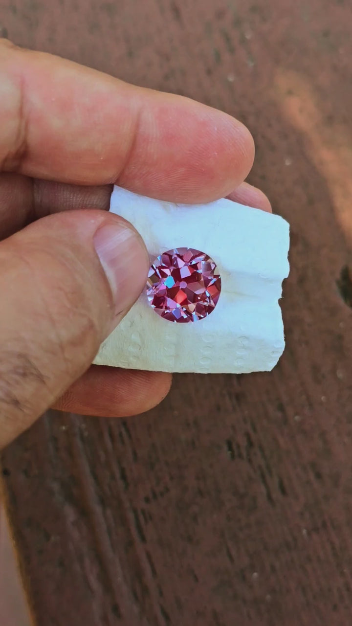 Repurposed Laser Alexandrite, Antique Cushion Cut, 10.06 Carats