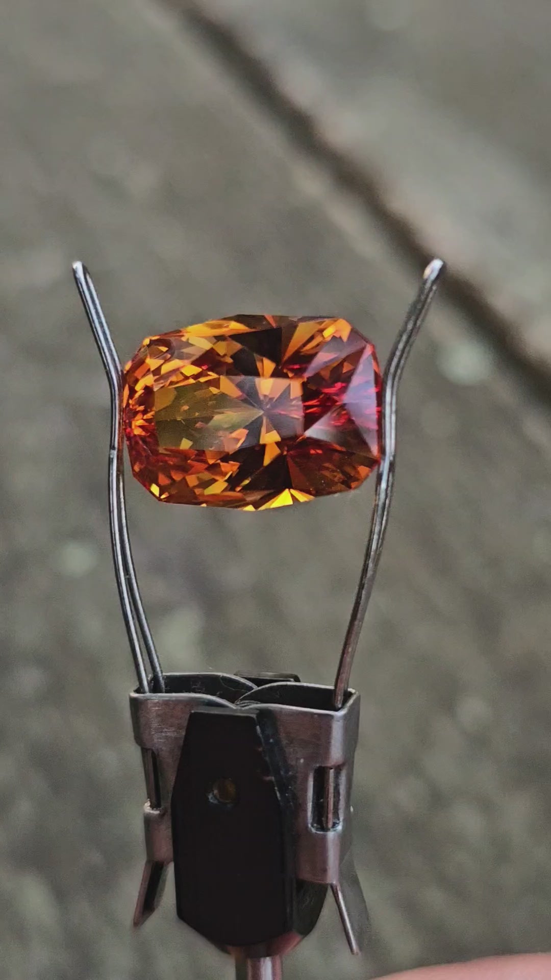 Citrine Color Lab Sapphire, House Of Sylas Long Cushion Cut, 15.55 Carats