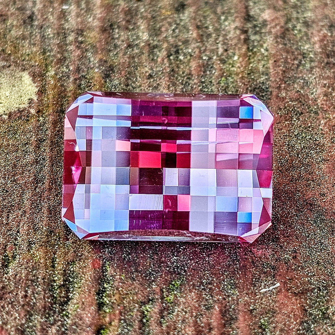 Repurposed Laser Alexandrite, Pixel Rectangle Cut, 23.8 Carats - DJEVA