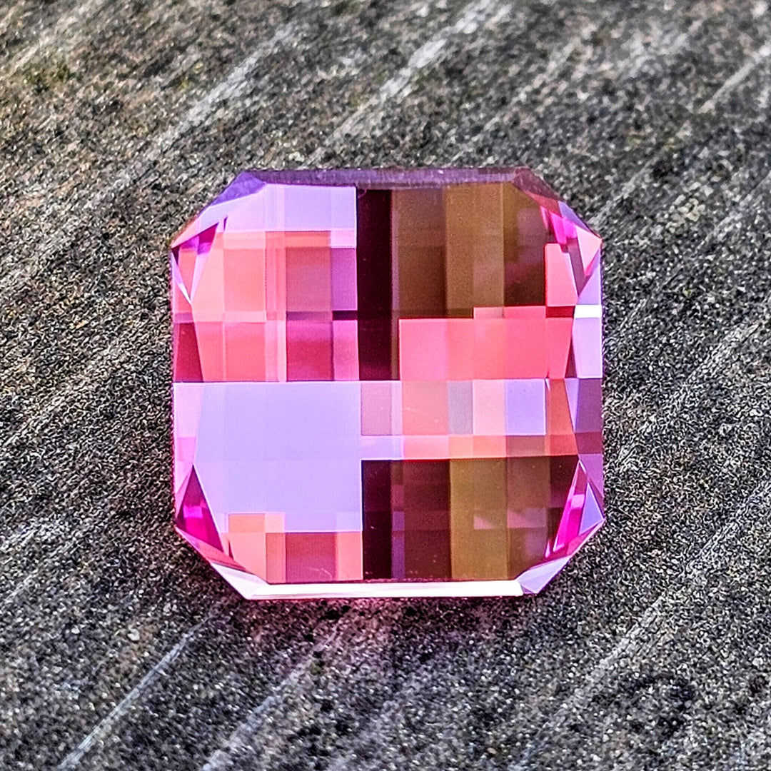 Star Wars Pink Laser Ruby, Pixel Square Cut, 11.30 Carats