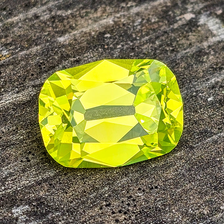 Cerium Doped YAG, Antique Long Cushion Cut, 9.99 Carats