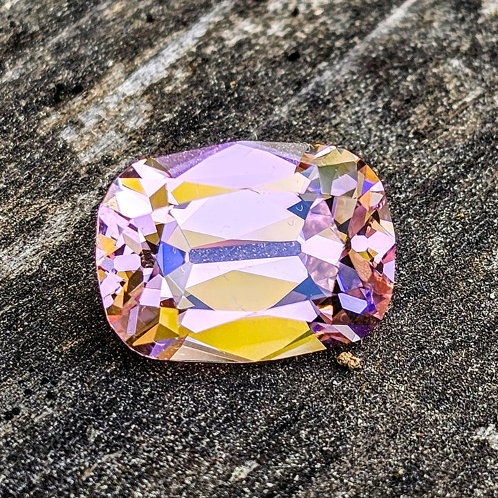 Padparadscha Erbium YAG, Antique Long Cushion Cut, 8.23 Carats