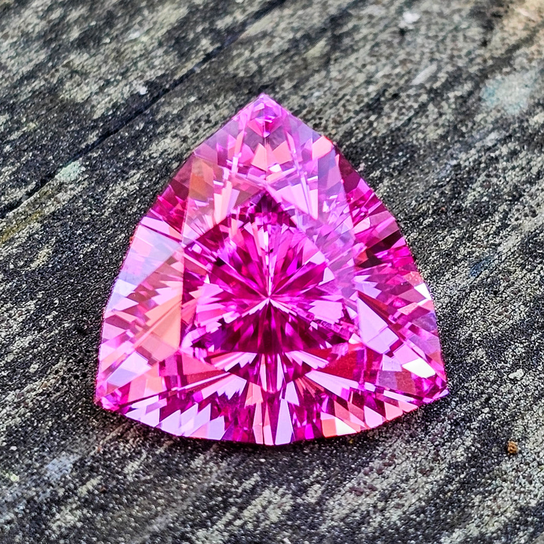 Star Wars Pink Laser Ruby, Trillian Internal Reflections Cut, 16.69 Carats
